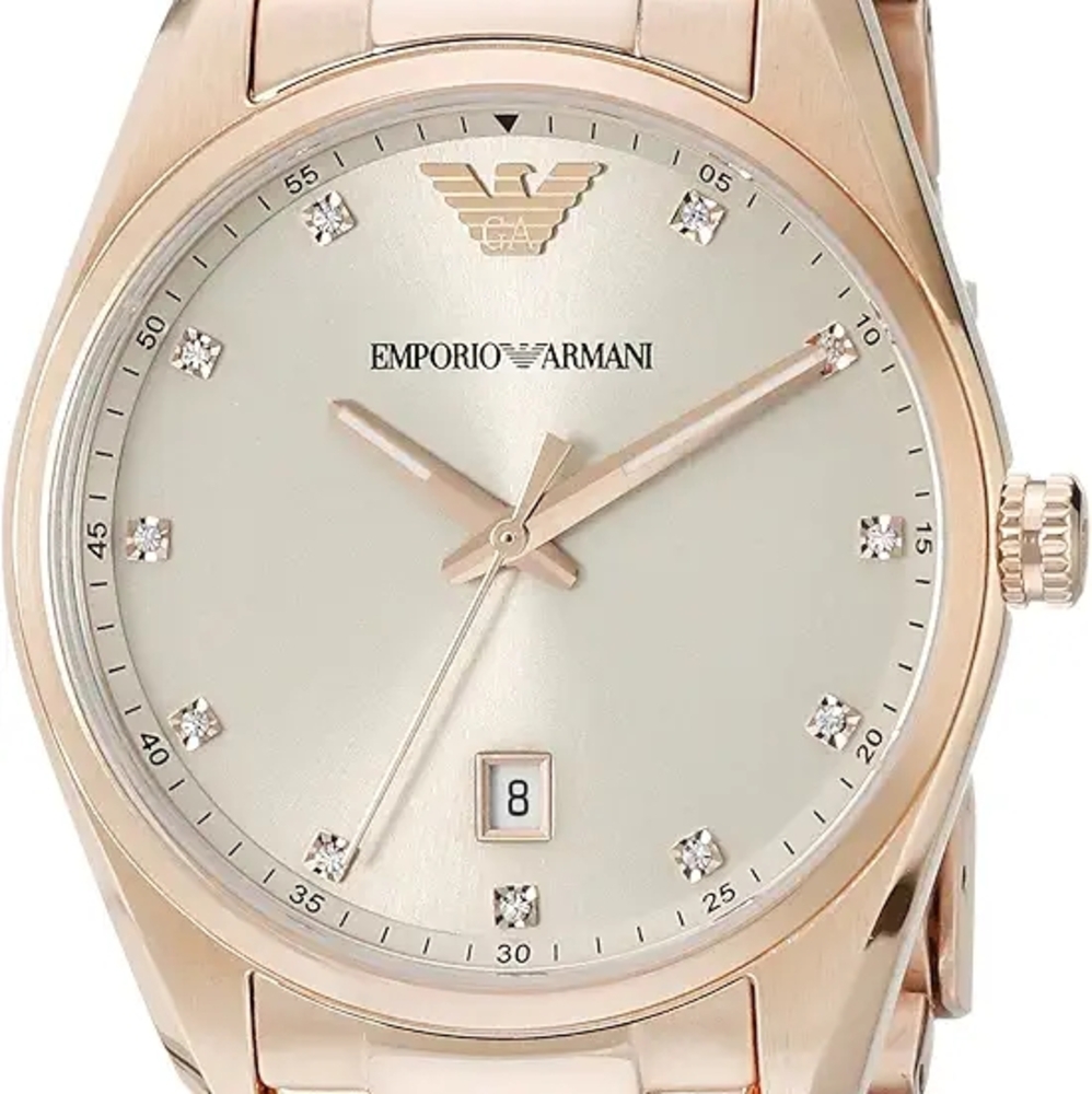 Emporio Armani Gold Watch Woman